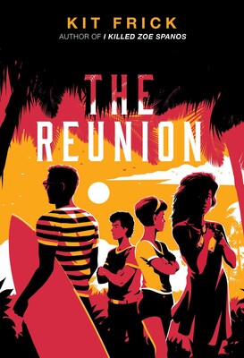 The Reunion cover. 4 people on the beach facing away from each other.